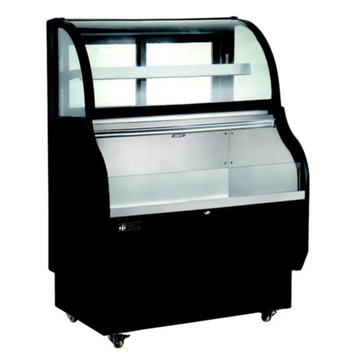 Commercial refrigerated display cases designed for optimal performance in bustling environments.