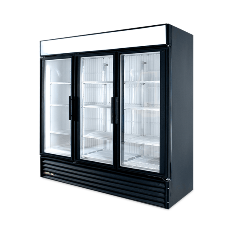 True GDM-72F Refurbished 78.1-Inch Three-Door Glass Merchandiser Freezer