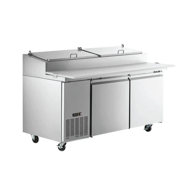 Ancaster AFE-PPT-71 Commercial 71-Inch Refrigerated Pizza Prep Table