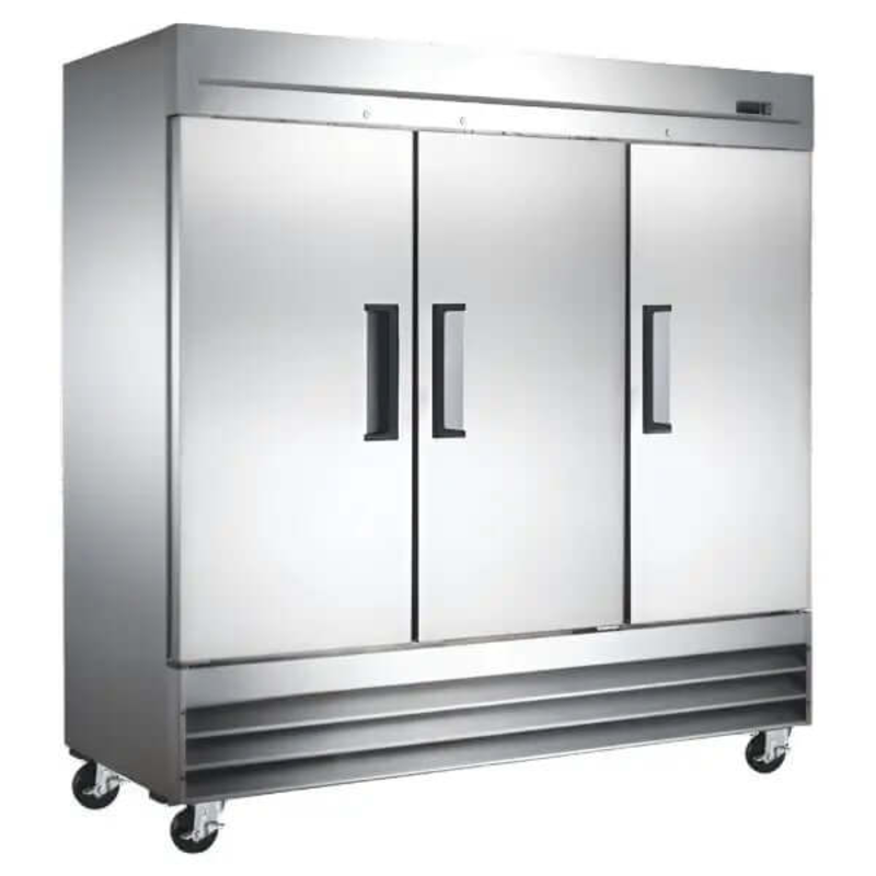 Ancaster AFE SC72 3-Door Solid Commercial Reach-In Refrigerator (81")