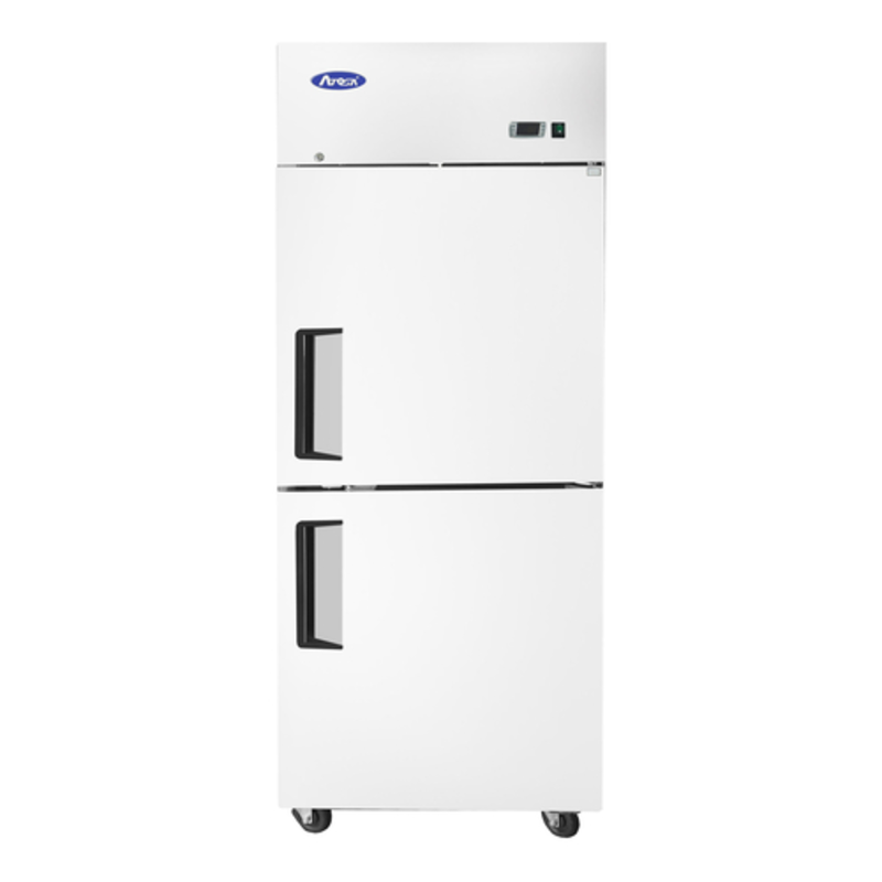 Atosa MBF8010GR 28-3/4" Solid Half-Door Single Section Commercial Refrigerator