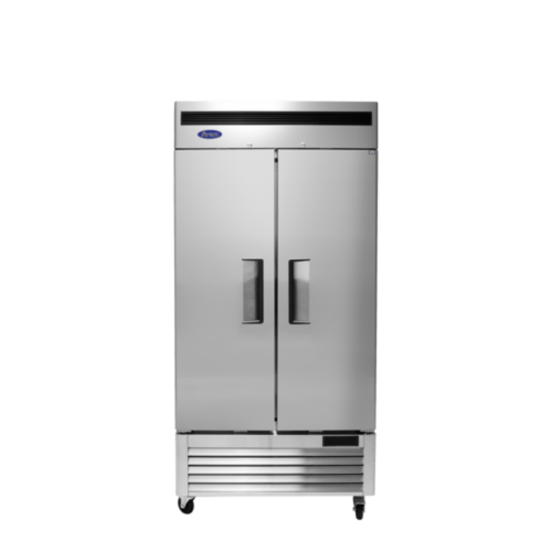 Atosa MBF8502GR 39.5" Two-Door Commercial Reach-In Freezer, 28.5 Cu. Ft.