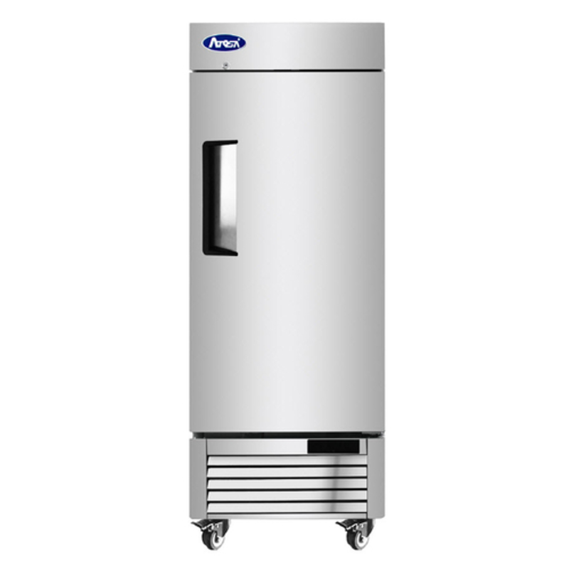 Atosa MBF8519GR 24-Inch Single Solid Door Commercial Reach-In Refrigerator, 8.3 Cu. Ft.