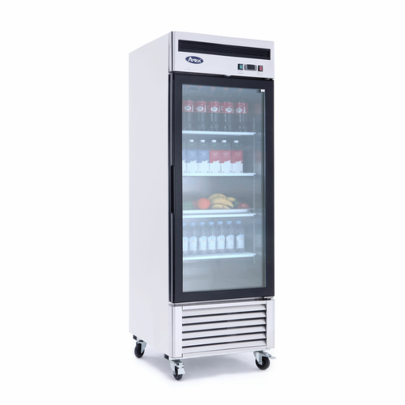 Atosa MCF8705GR 27-Inch One-Section Glass Door Display Refrigerator