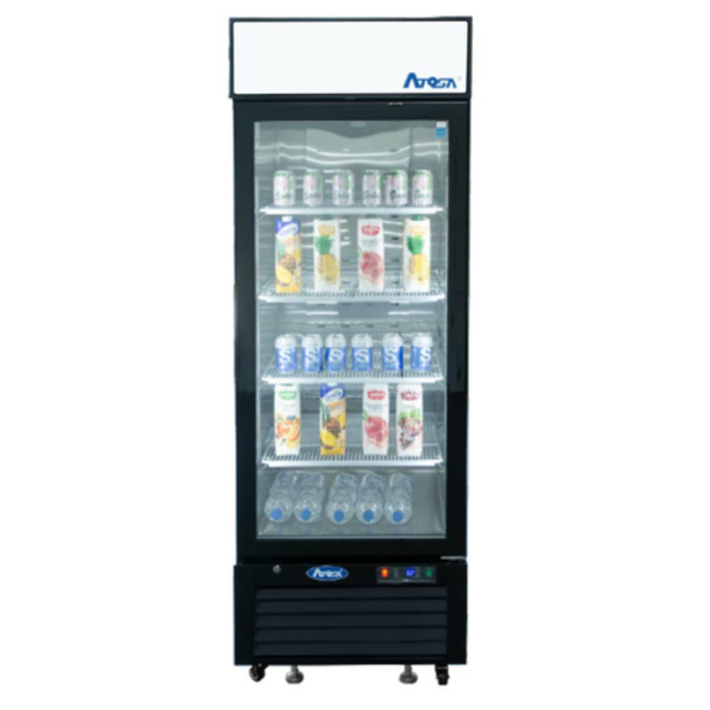 Atosa 11.1 cu. ft. Glass Door Merchandiser Refrigerator - MCF8725GR
