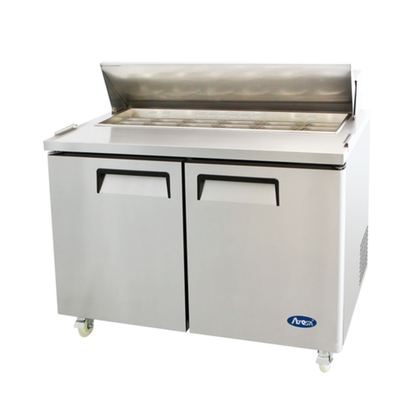 Atosa MSF8302GR 48-Inch 2-Door Commercial Refrigerated Sandwich and Salad Prep Table
