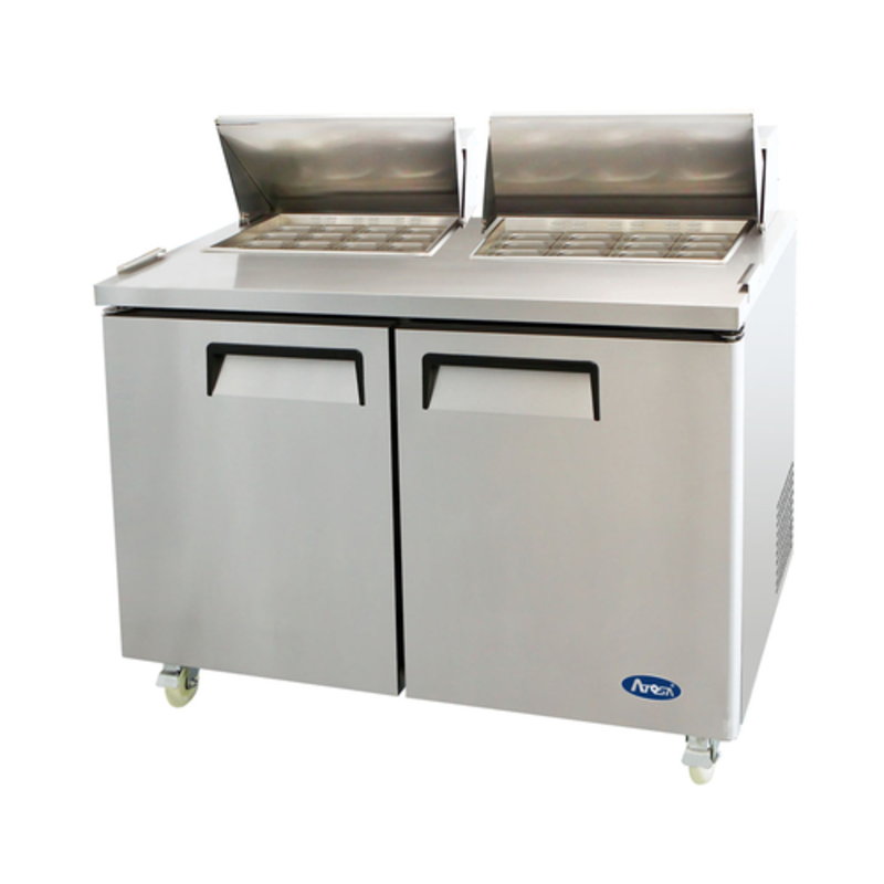 Atosa MSF8307GR 60-Inch 2-Door Mega Top Sandwich and Salad Prep Refrigerator