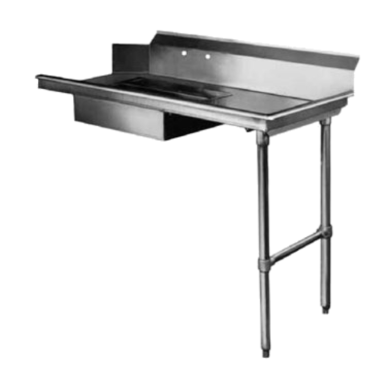 CMA Dishmachines SR-26 26-Inch Right-to-Left Soiled Dishtable with Pre-Rinse Sink