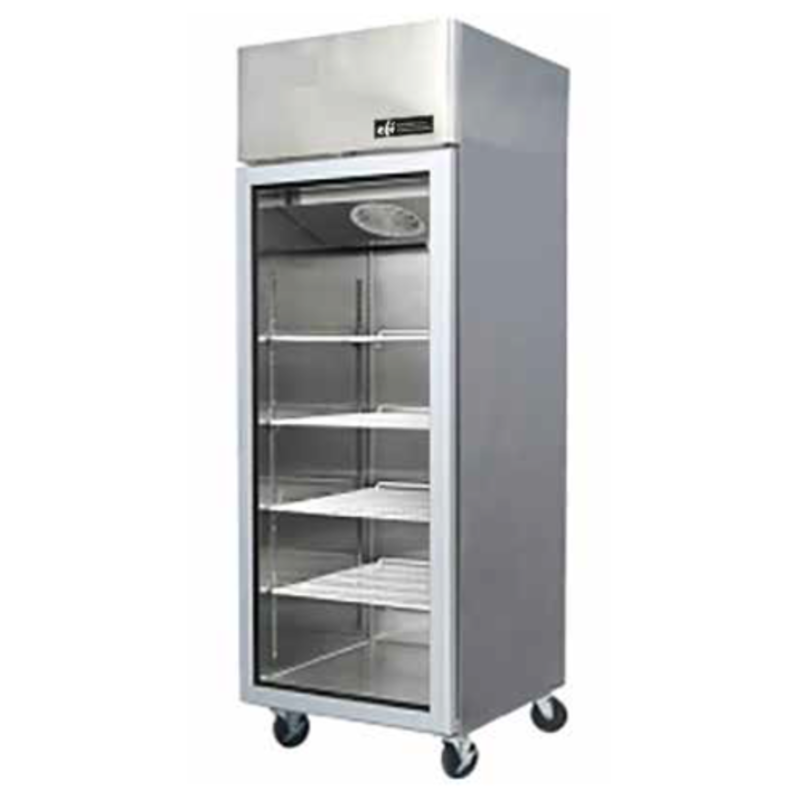 EFI C1-29GDSVC 28.7-Inch Single Glass Door Reach-In Display Refrigerator