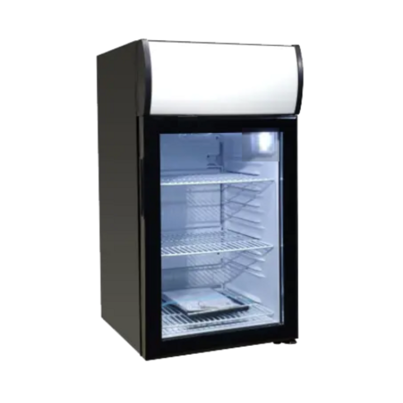 EFI C1-52GDCT-L 16.5-Inch Glass Door Countertop Display Refrigerator - 52L