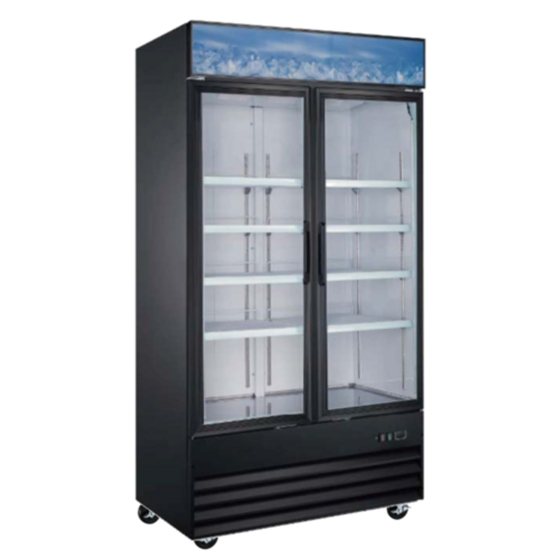 EFI C2-39GDVCX 39.5-Inch Versa Chill X-Line Double Glass Door Merchandising Refrigerator