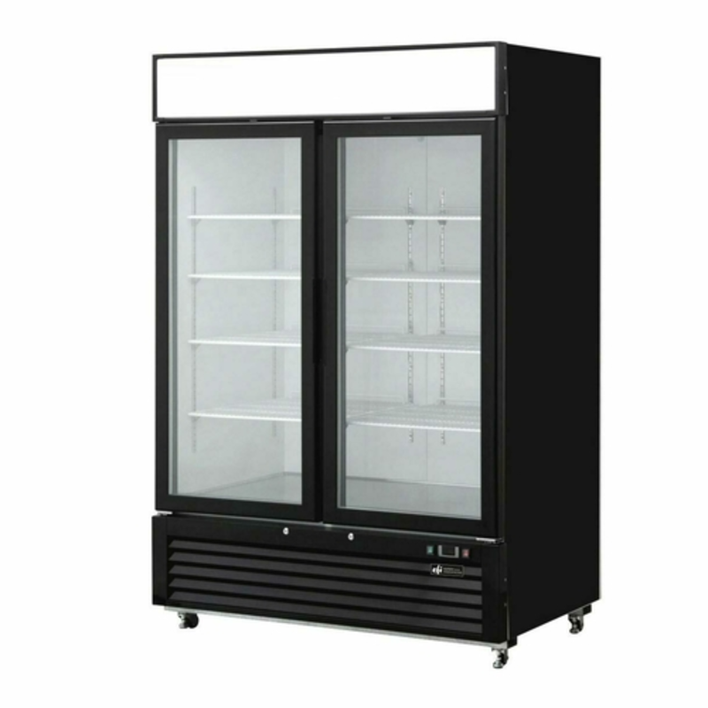 EFI C2-54GDVC 54.4-Inch Versa-Chill Two-Door Glass Merchandising Refrigerator