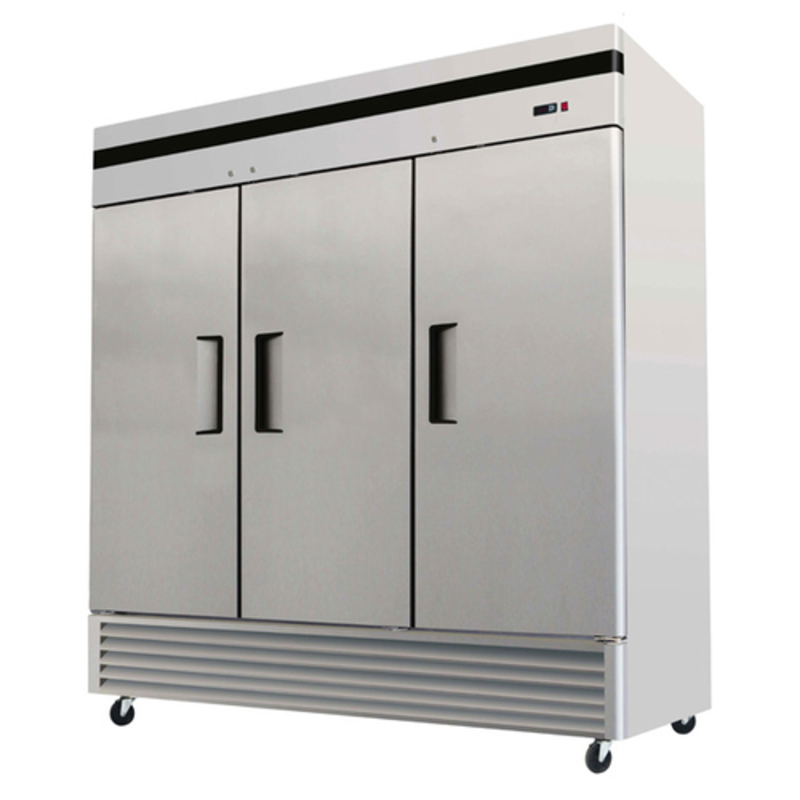 EFI Versa-Chill C3-82VC 82" 3-Door Solid Reach-In Cooler