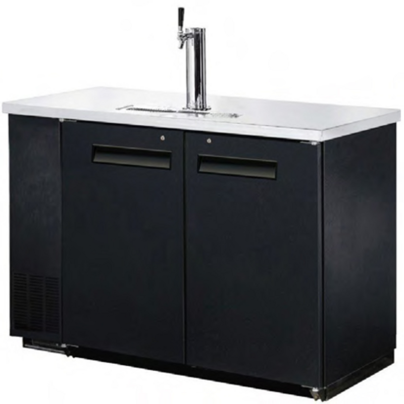 EFI CBBDD2-48CC 48.8-Inch Commercial Direct Draw Beer Dispenser with Dual Taps