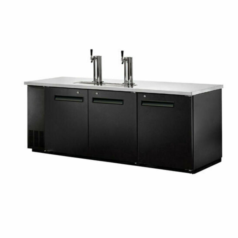 EFI CBBDD3-72CC 72.8-Inch Triple Door Beer Dispensing Kegerator