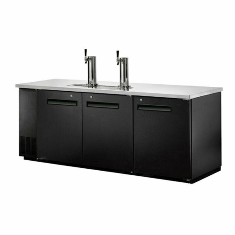 EFI CBBDD3-90CC 90-Inch Three-Door Direct Draw Draft Beer Dispenser