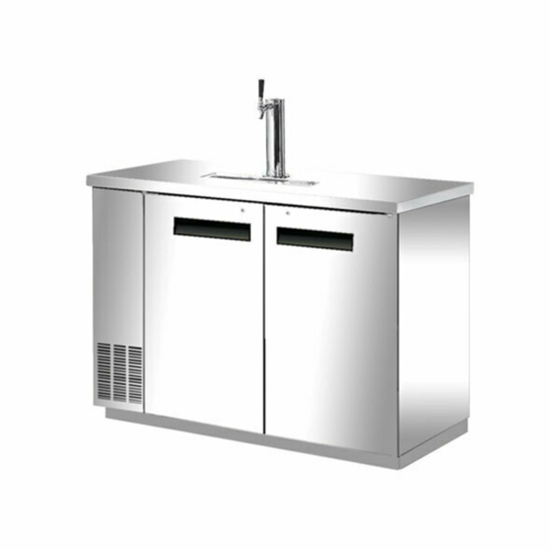 EFI CBBSDD2-48CC 48-Inch Two-Door Commercial Kegerator and Beer Dispenser