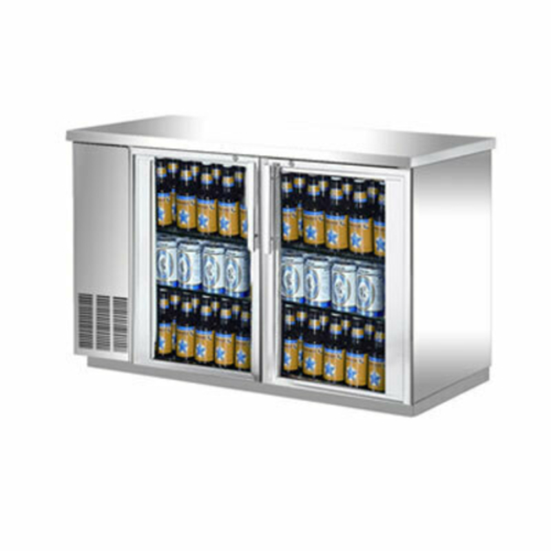 EFI CBBSGD2-48CC 49-inch Commercial Glass Door Back Bar Cooler