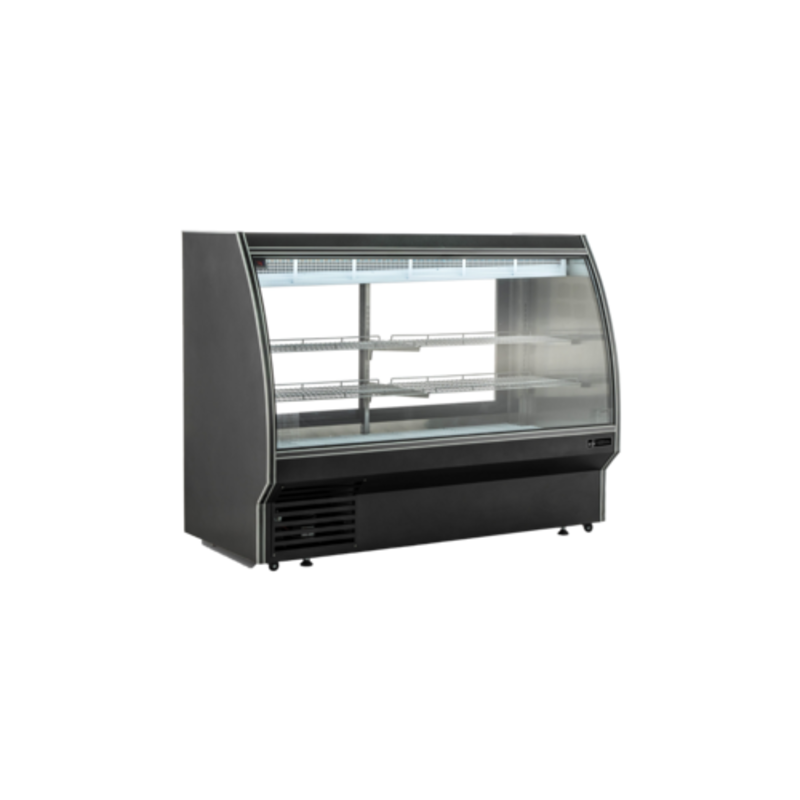 EFI CDCBC-72 72-Inch Curved Glass Refrigerated Deli Merchandiser