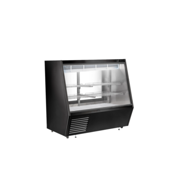 EFI CDCBS-60 60-Inch Flat Glass Refrigerated Deli Merchandiser