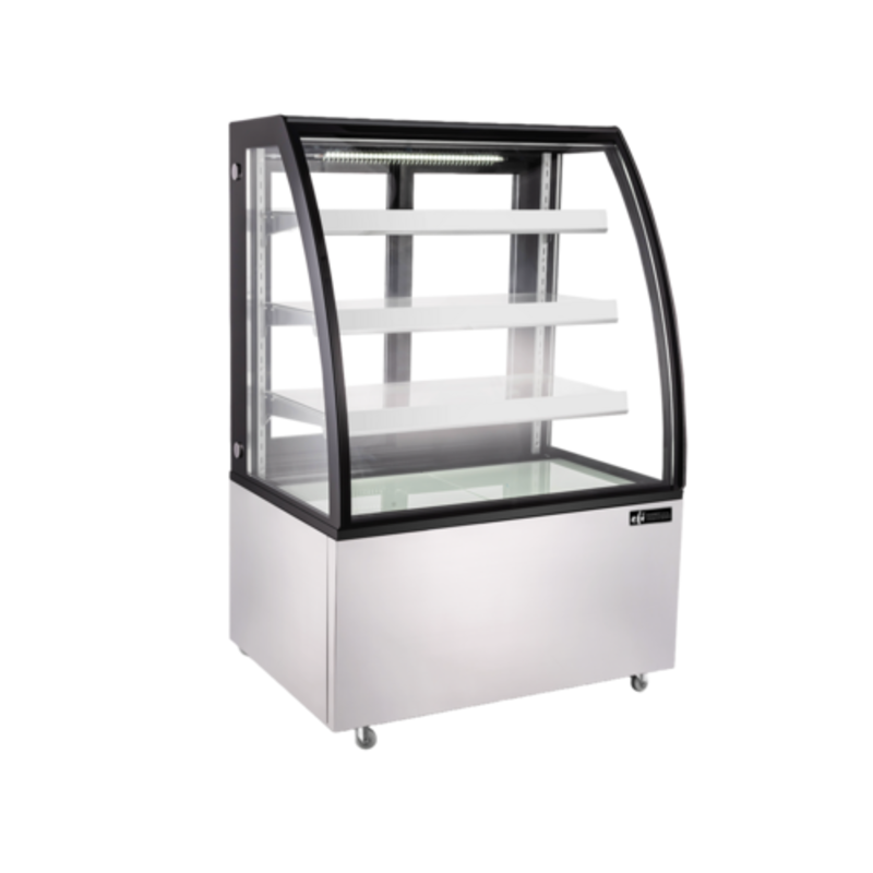 EFI CGCM-3756 Versa Series 37-Inch Curved Glass Refrigerated Merchandiser