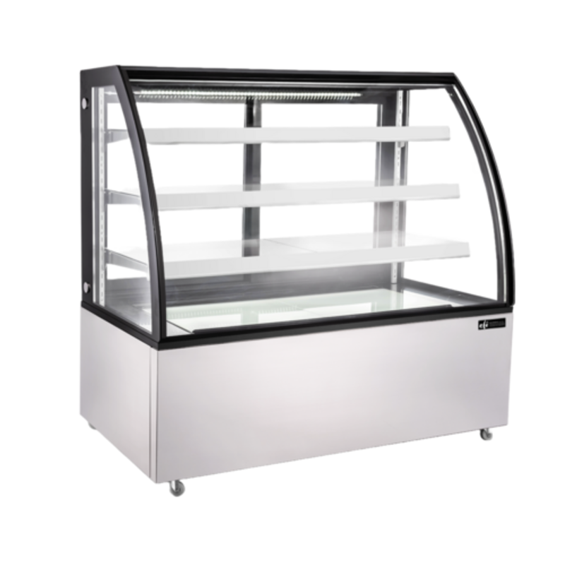 EFI CGCM-6156 60.6-Inch Curved Glass Refrigerated Display Case