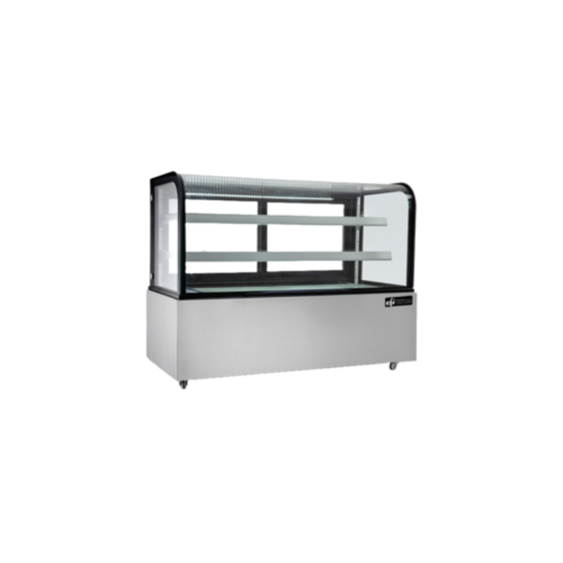EFI CGCM-7348 72-Inch Curved Glass Refrigerated Merchandiser