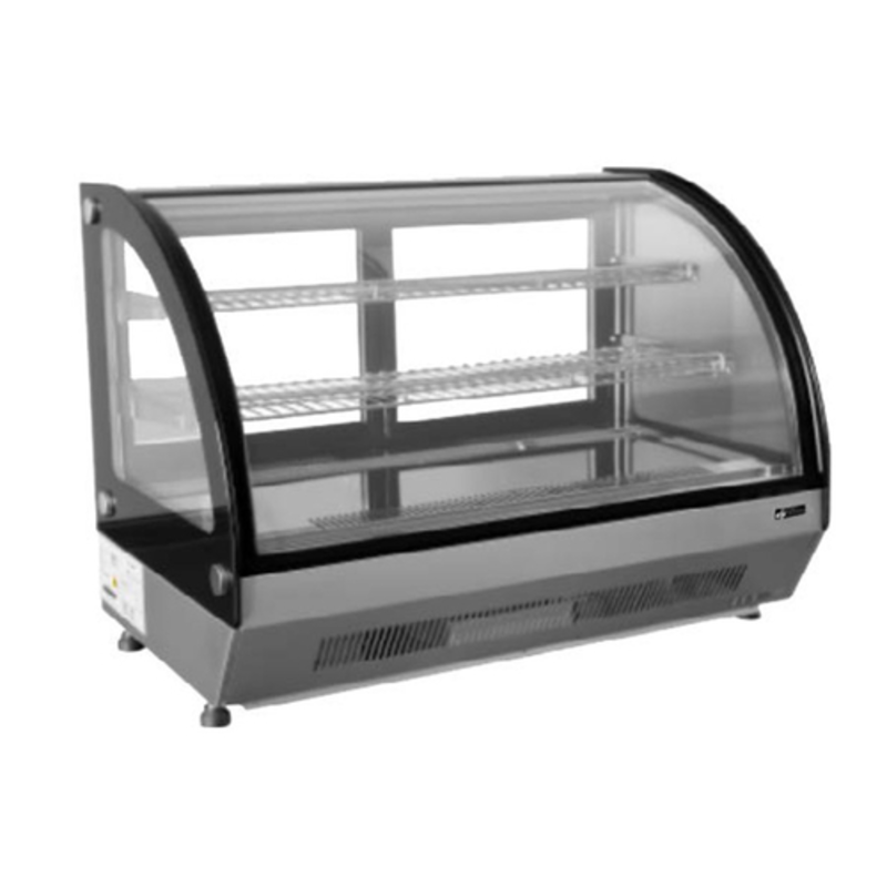 EFI CGCM-CT-3526 35.38-Inch Curved Glass Countertop Refrigerated Display Case