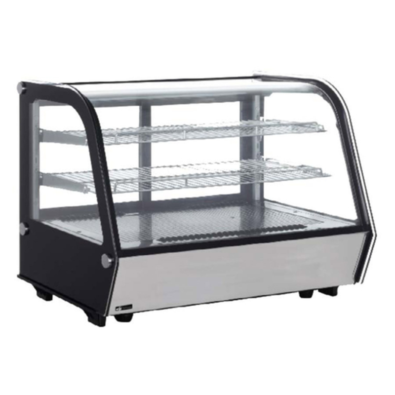 EFI CGCM-CT-4827 48-Inch Curved Glass Countertop Refrigerated Display Case