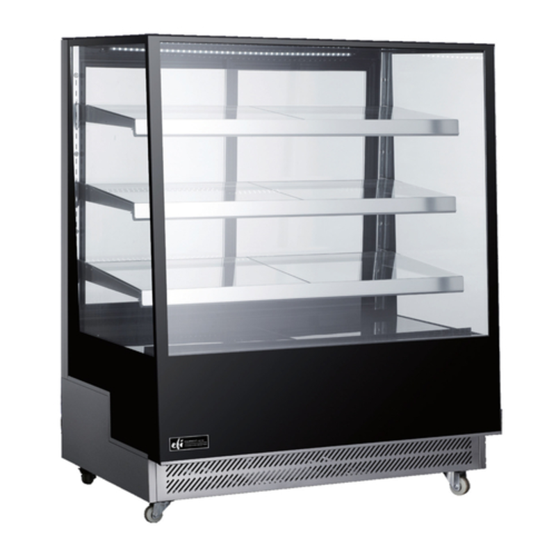 EFI 47.2" Black Slanted Glass Refrigerated Bakery Display Cooler CGSM-4757
