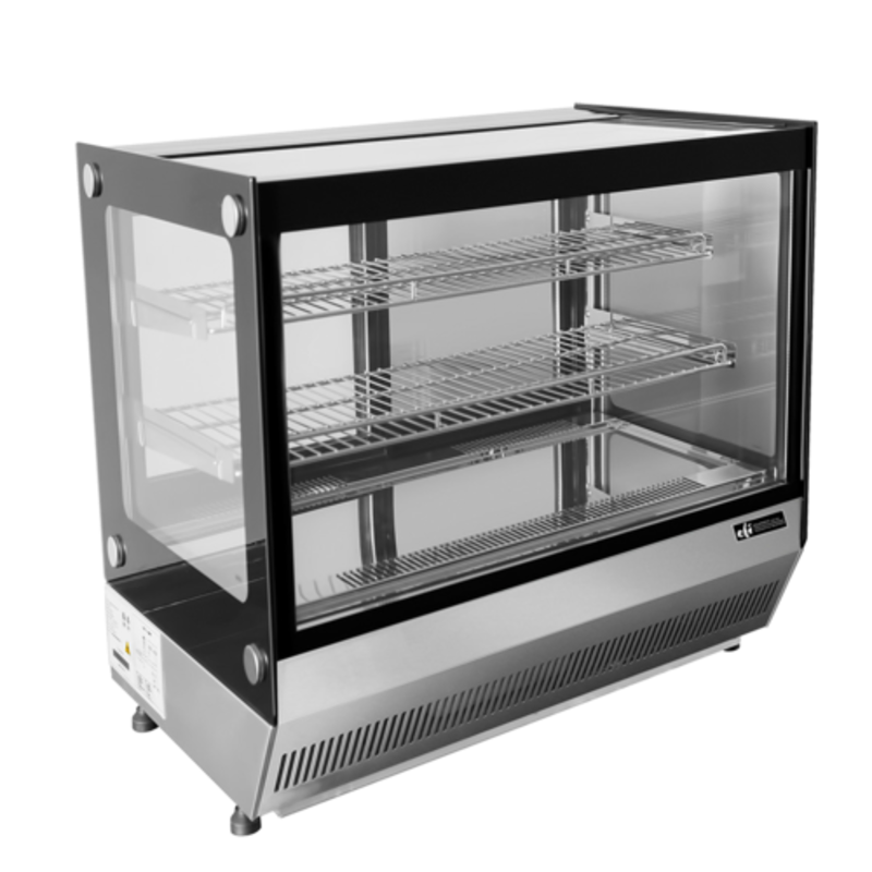 EFI CGSM-CT-2726 27.6-Inch Stainless Steel Countertop Refrigerated Merchandiser