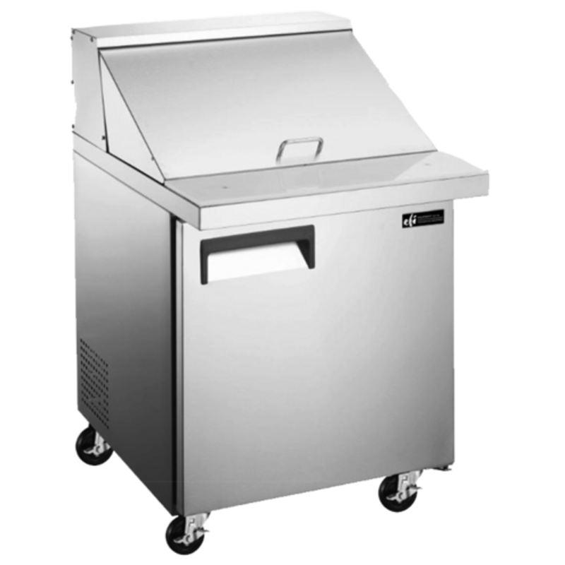 EFI CMDR1-27VCX-L 27.5-Inch Single Door Mega Top Sandwich and Salad Prep Table
