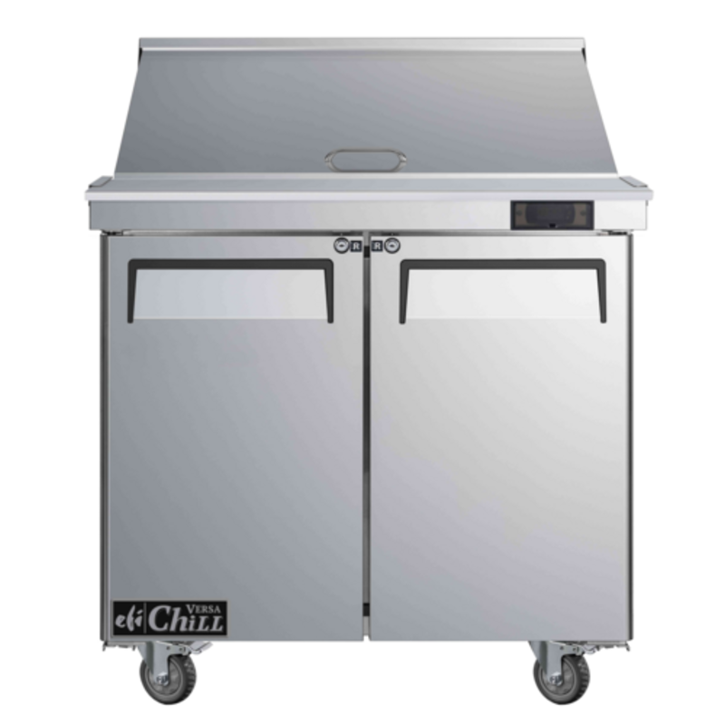 EFI CMDR2-36VC Versa Chill 36-Inch Two-Door Mega Top Prep Table