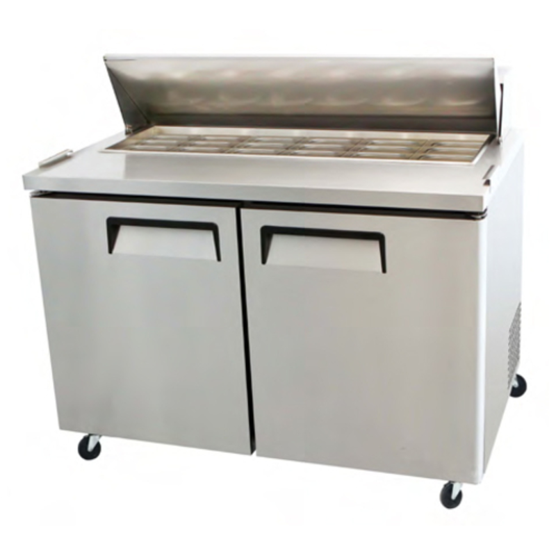 EFI Versa-Chill CMDR2-48VC 48-Inch Two-Door Mega Top Sandwich Prep Table