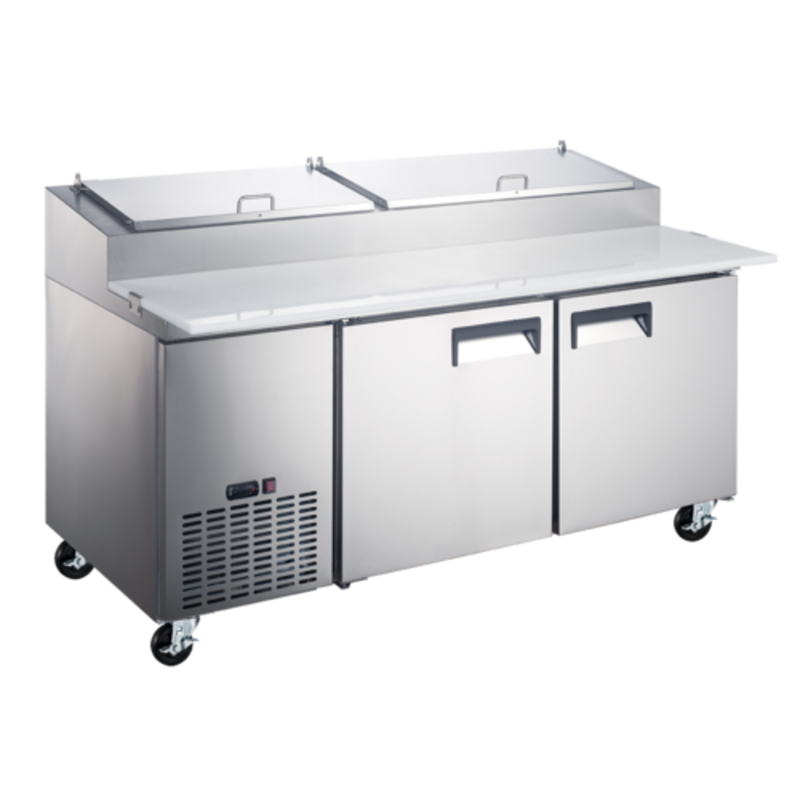 EFI CPDR2-67VCX Versa Chill 67-Inch Two-Door Pizza Prep Cooler