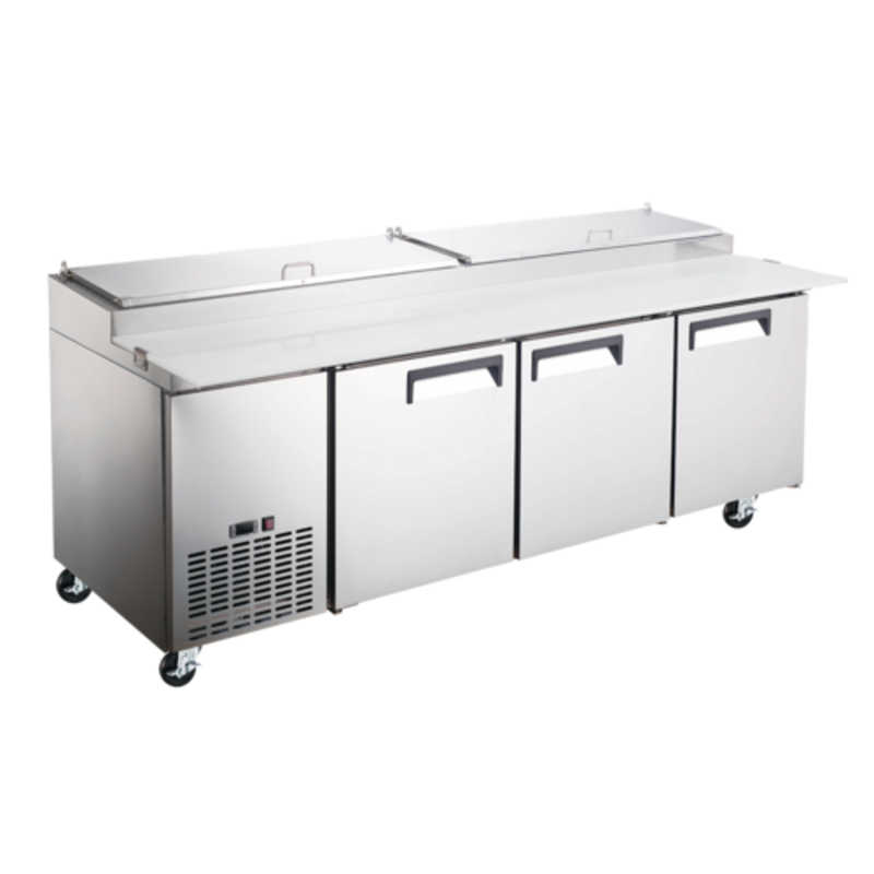 EFI Versa Chill X-Line 93-Inch 3-Door Commercial Pizza Prep Table (CPDR3-93VCX)