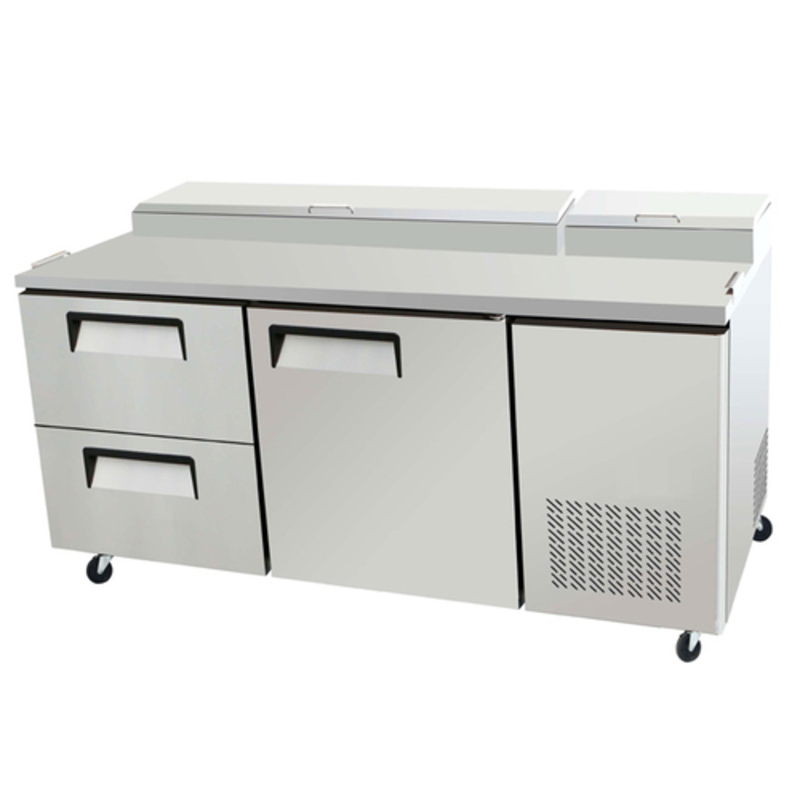 EFI Versa-Chill CPDW2-67VC 67-Inch Pizza Prep Table with Door and Drawers