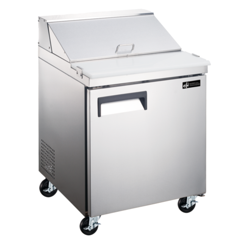 EFI CSDR1-27VCX 27.5-Inch Single-Door Commercial Sandwich and Salad Prep Refrigerator