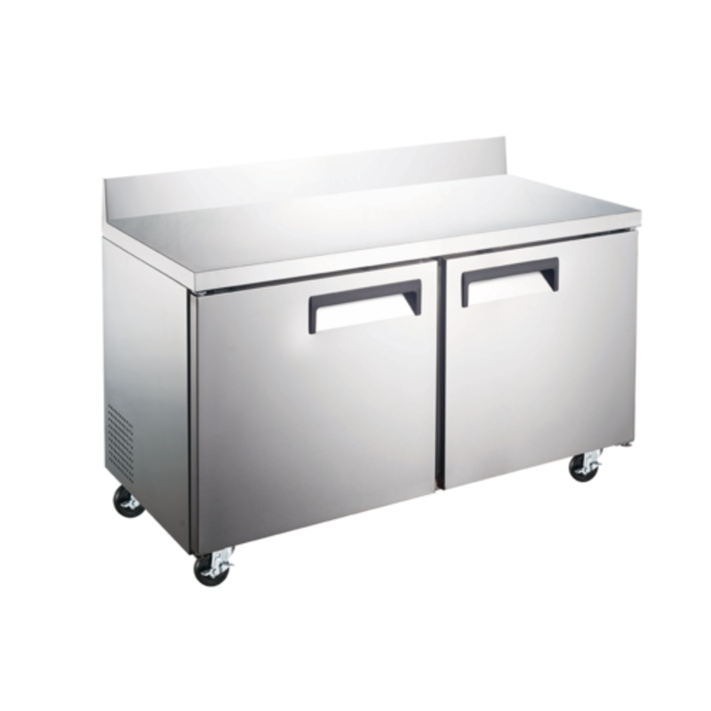 EFI CWDR2-48VCX Versa Chill 48" Refrigerated Worktop Prep Counter with Backsplash