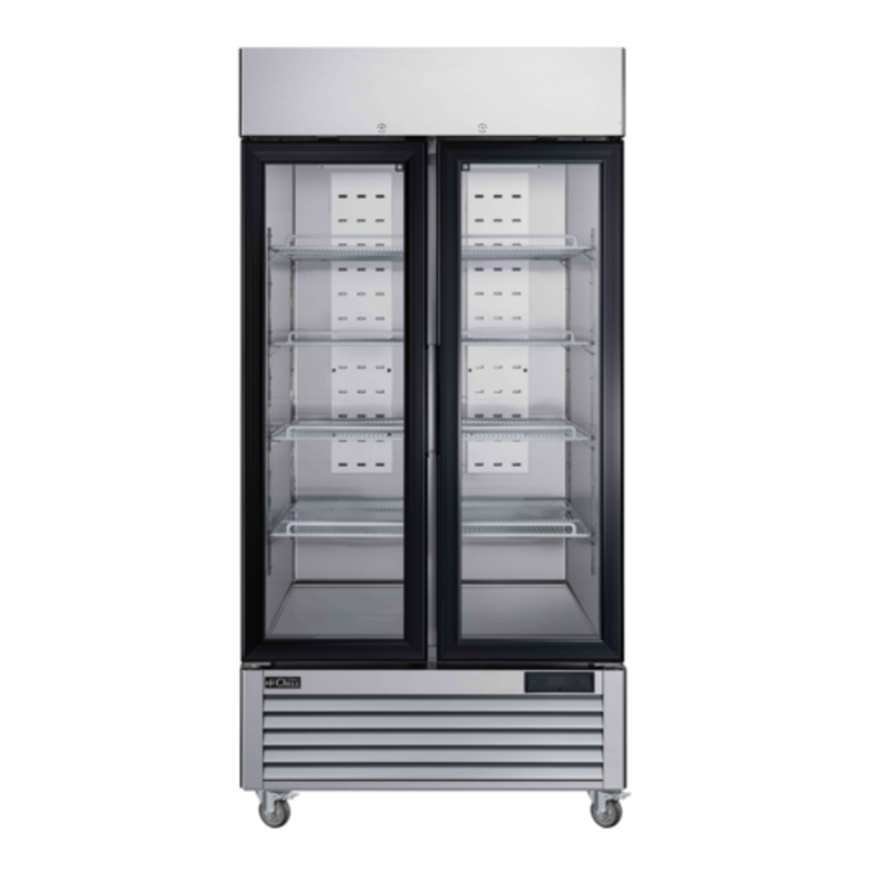EFI F2-39GDSVC Versa Chill 39.5-Inch 2-Door Glass Merchandising Freezer