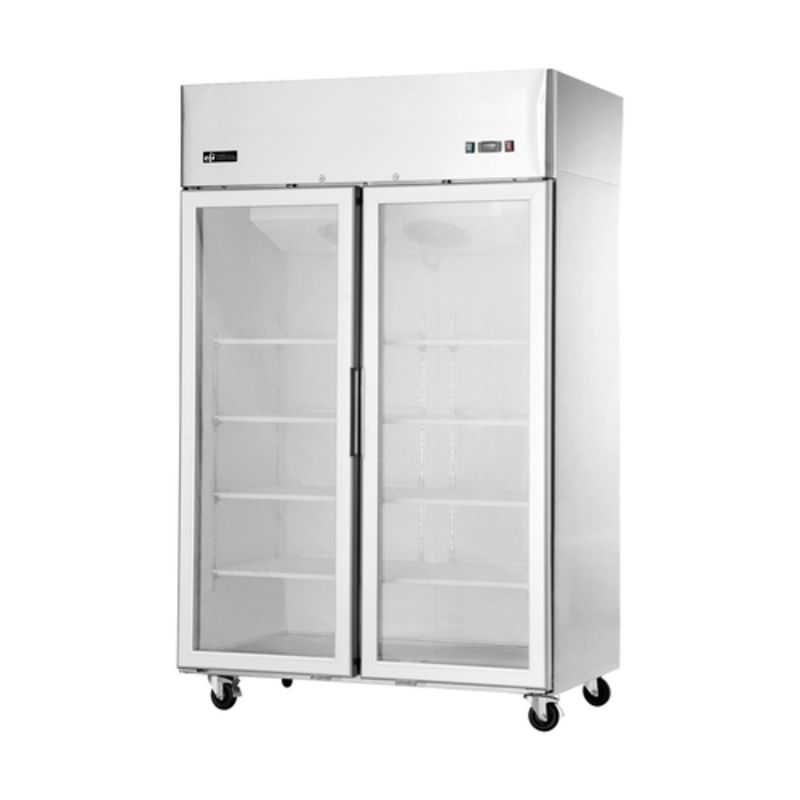 EFI F2-52GDSVC 51.7-Inch Two-Door Reach-In Glass Merchandiser Freezer
