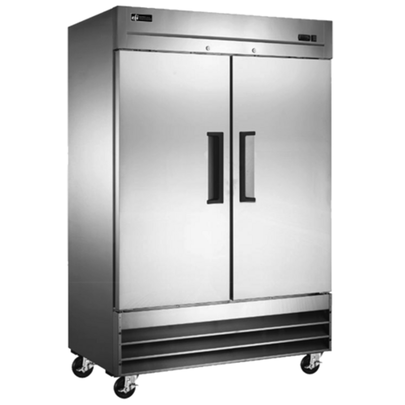 EFI X-Line F2-54VCX 54-Inch Solid Two-Door Commercial Freezer, 47 Cu. Ft.