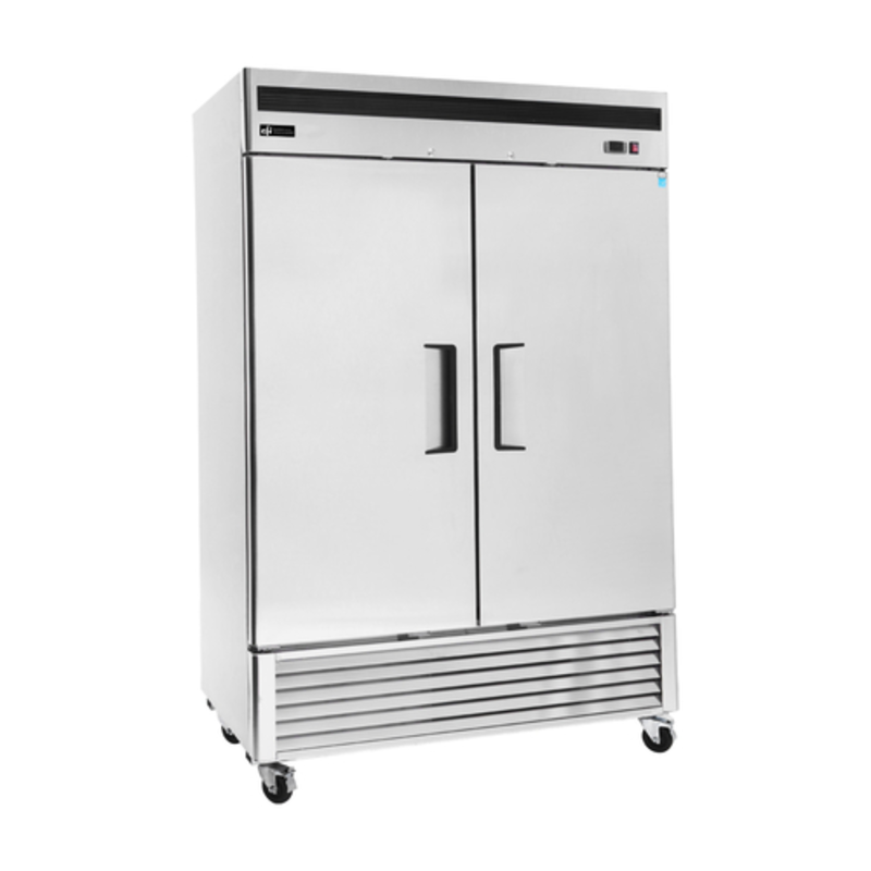 EFI Versa-Chill F2-54VC Two-Section Solid Door Commercial Freezer, 54.4-Inch