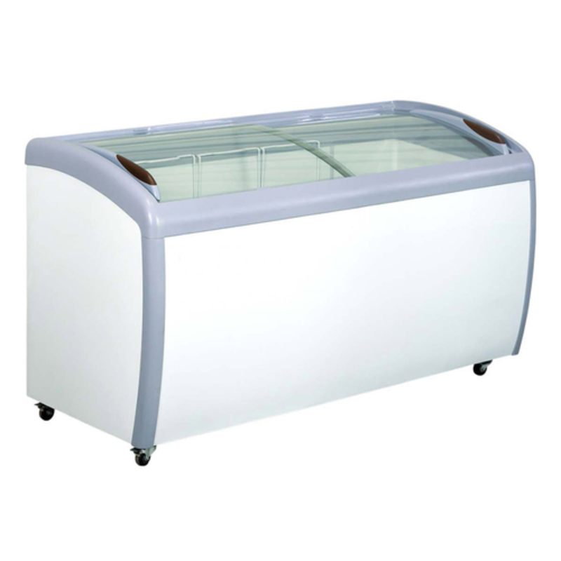 EFI FCCG-60 60-Inch Commercial Curved Glass Ice Cream Freezer