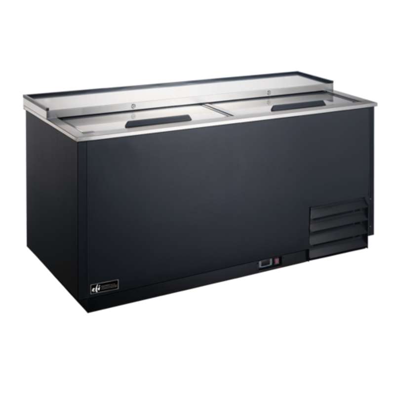 EFI FGF-50-VCX 50-Inch Commercial Black Glass Froster