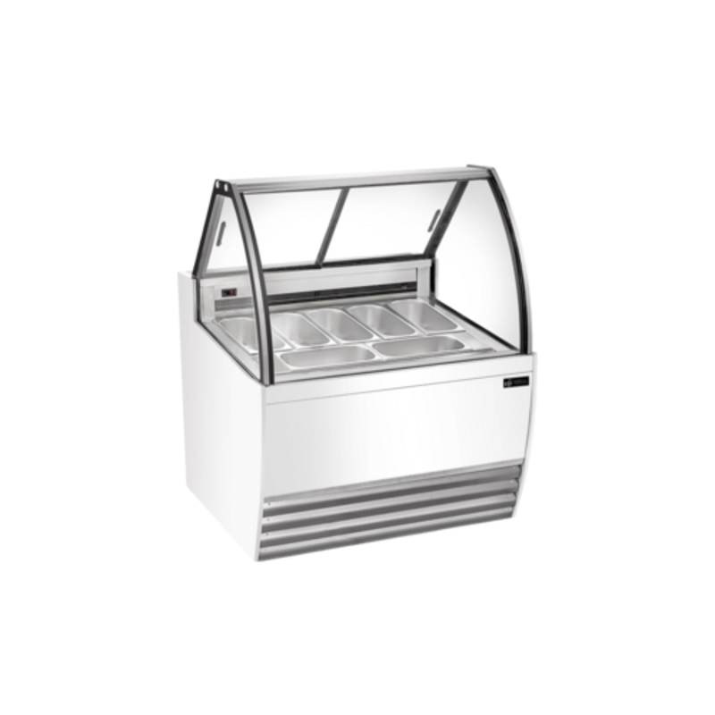 EFI FIGCW-4252 41.4-Inch Curved Glass Gelato Display Cabinet