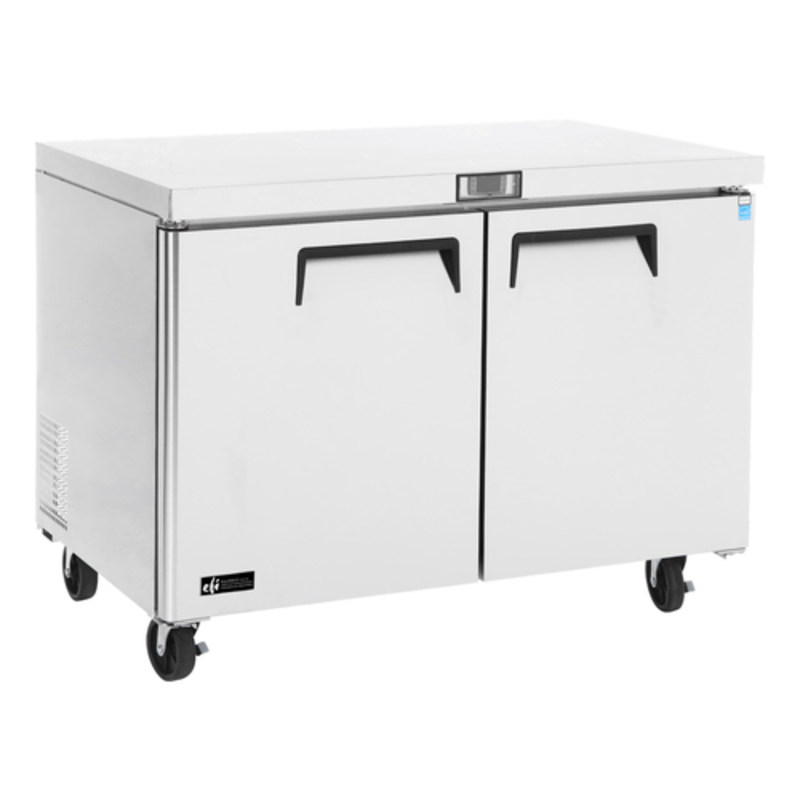 EFI FUDR2-48VC Versa-Chill 48-Inch 2-Door Commercial Undercounter Freezer