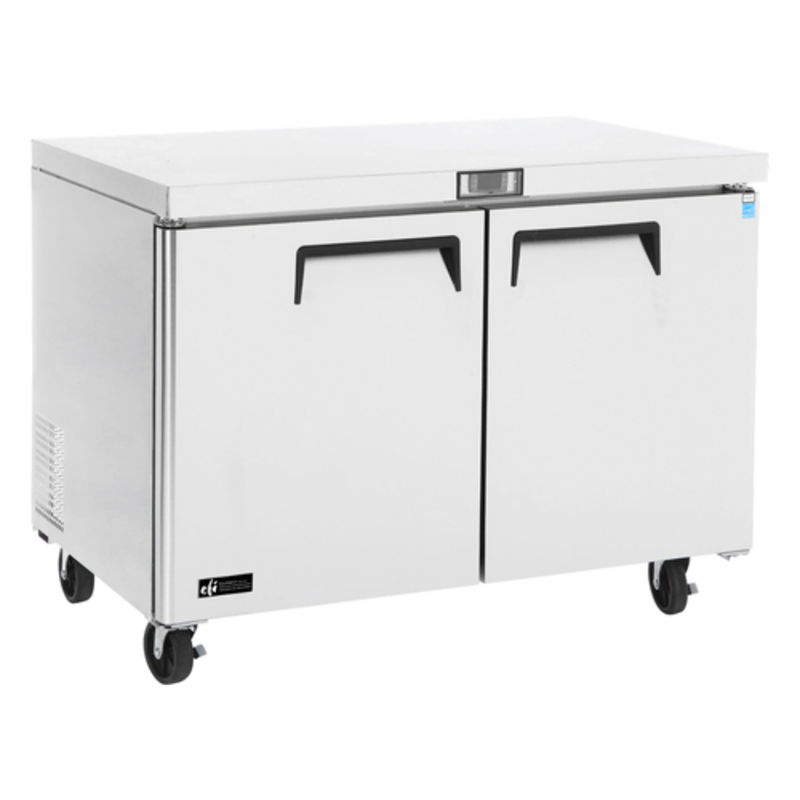 EFI FUDR2-60VC Versa-Chill 60-Inch Two-Door Commercial Undercounter Freezer