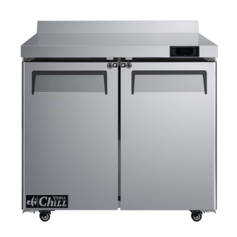 EFI 36-Inch Versa Chill Two-Door Worktop Freezer - FWDR2-36VC