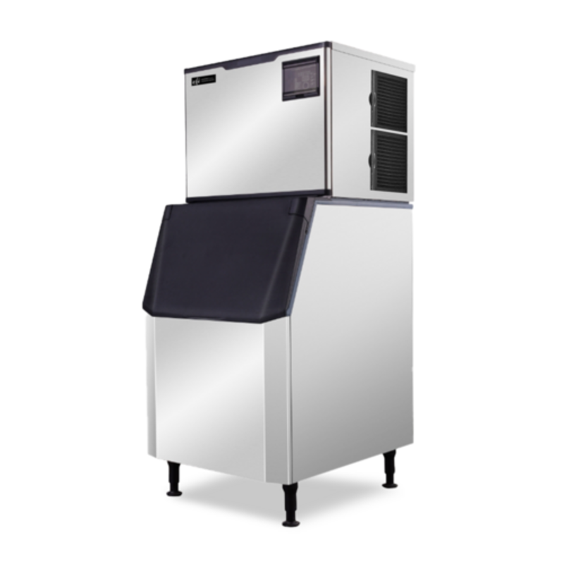 EFI IM-1000 High-Volume Cube Ice Machine with 440 lb. Storage Bin